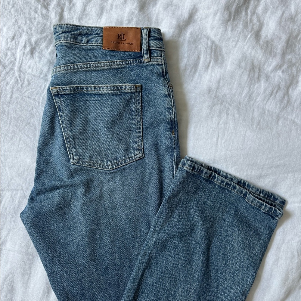 Lauren Ralph Lauren Classic Bootcut Jeans Medium Wash Vintage Mid-Rise 12